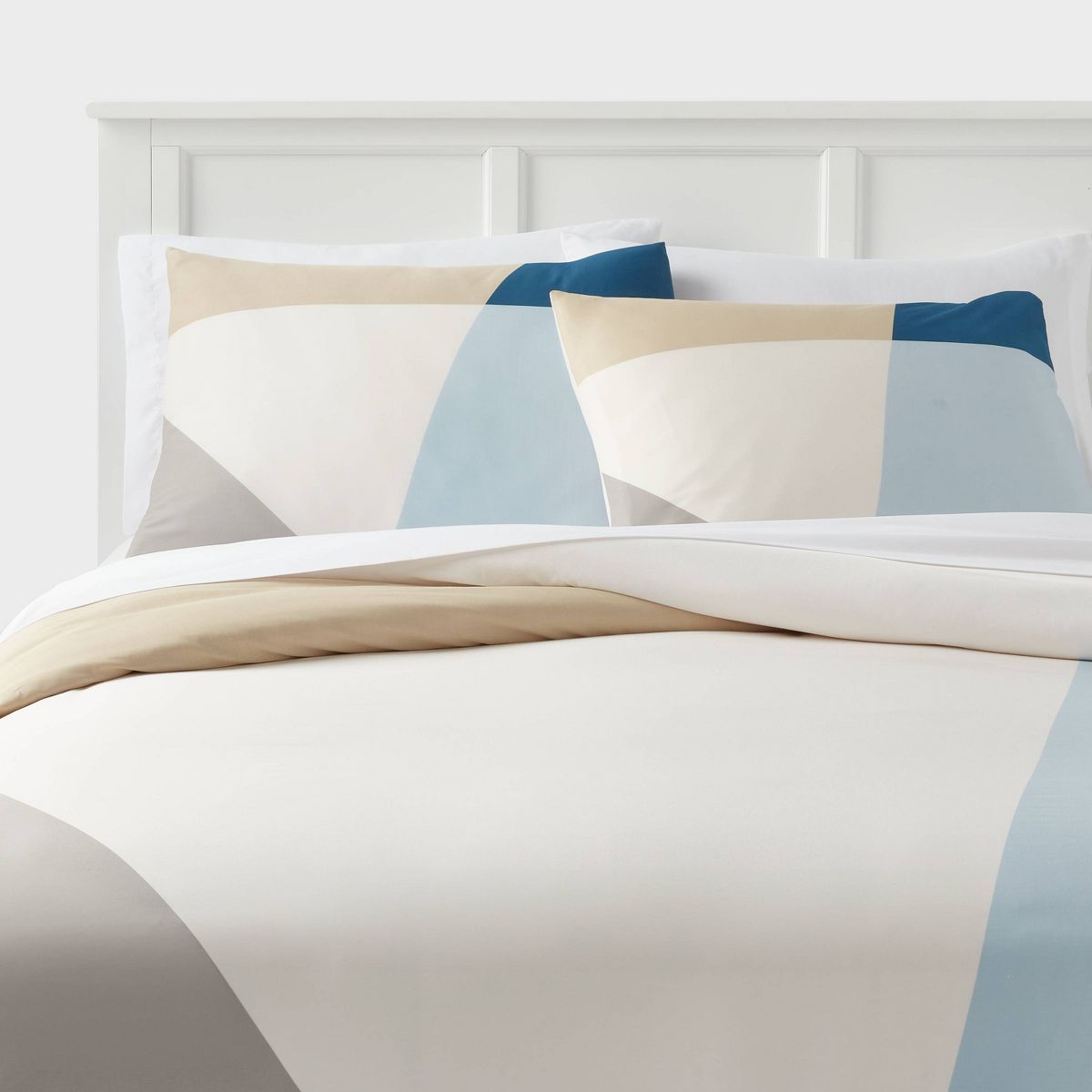 Cotton Blend Sateen Duvet Cover and Sham Set